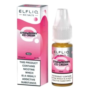 ELFBAR ElfLiq Nic Salts - Strawberry Ice Cream - 10ml